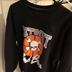 Men’s Detroit Pistons Bad Boys Large Sweater